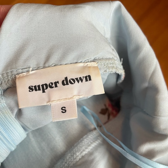 Superdown ‘Elena’ Mini Dress in Blue Multi, Size S - Picture 4 of 7